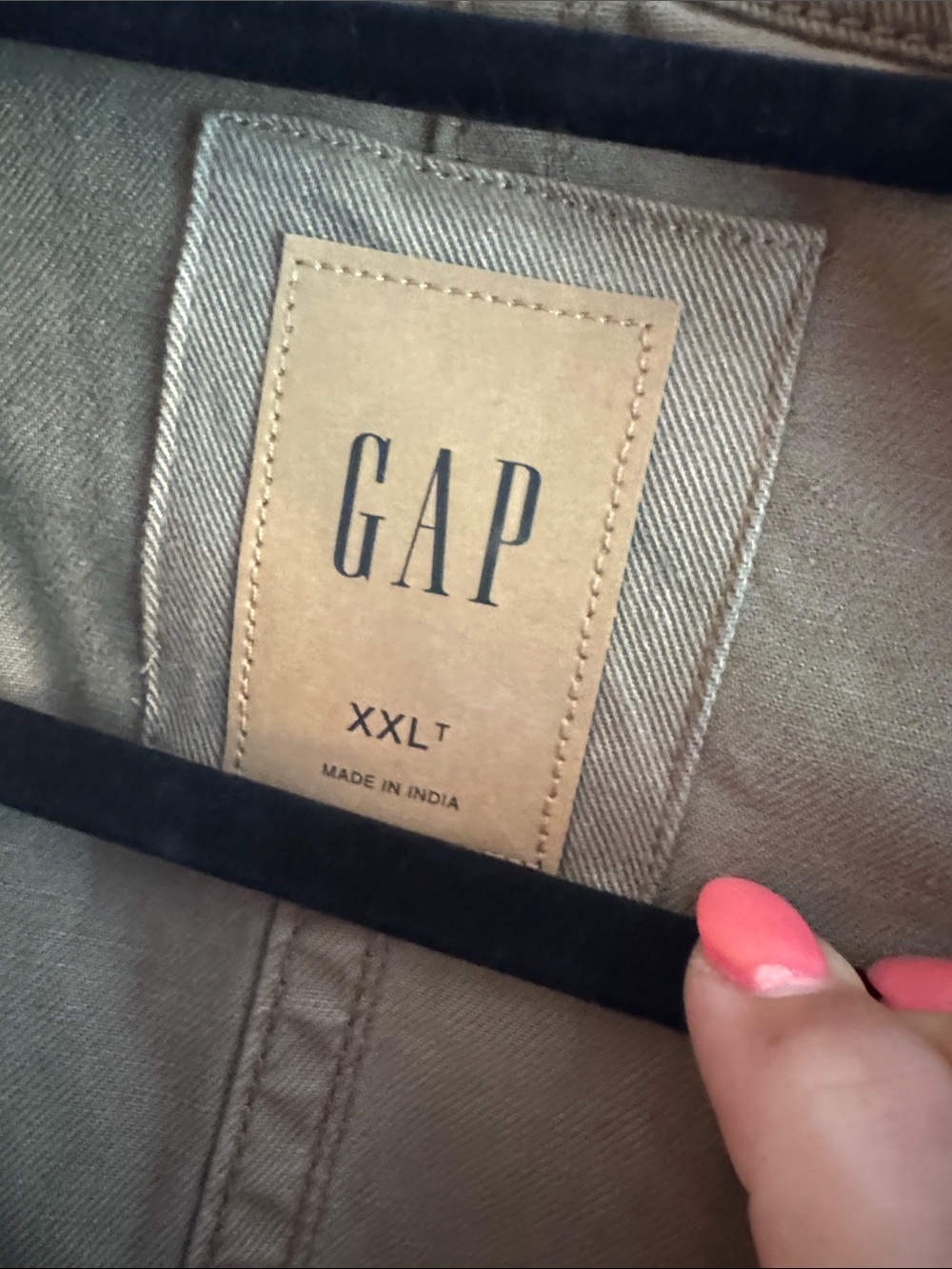 GAP Tan Drawstring Utility Jacket - Picture 2 of 2